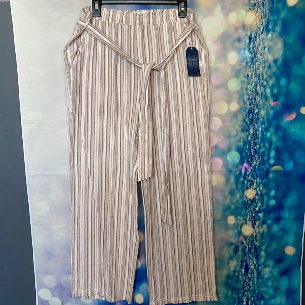 Wide leg linen  pants